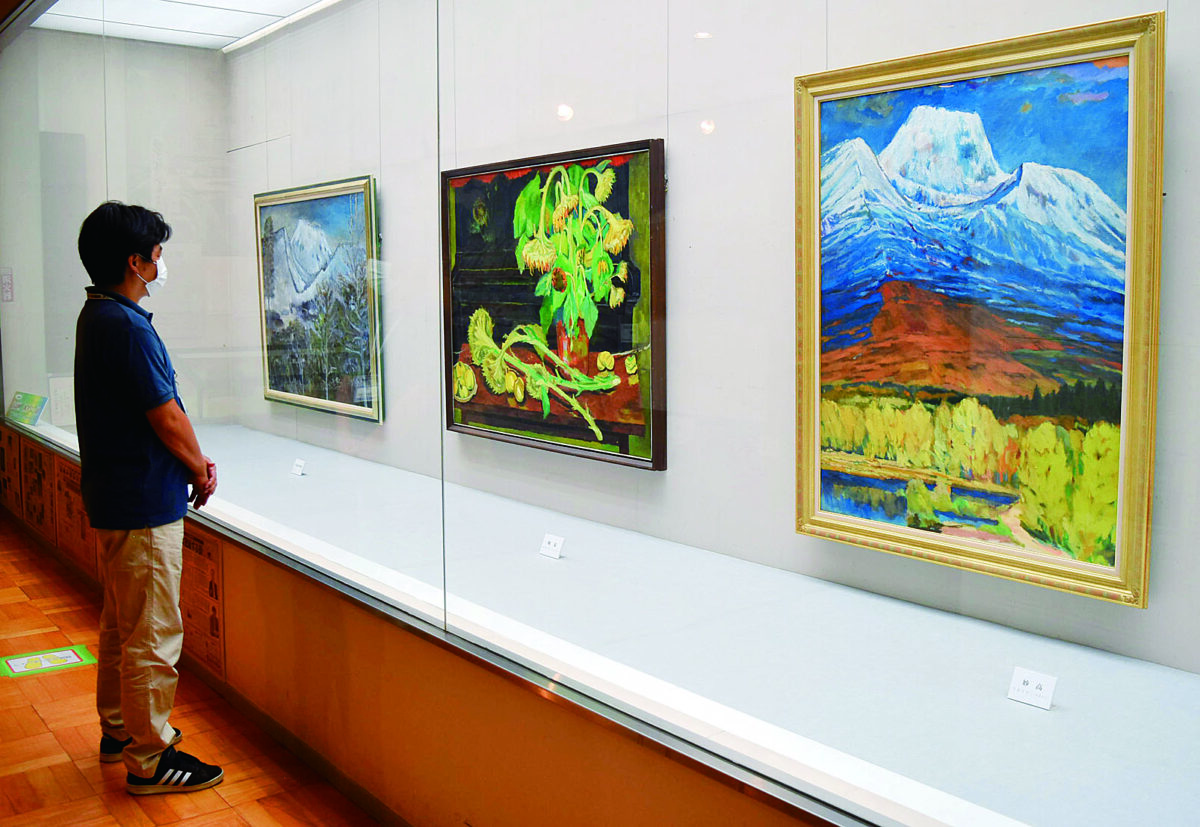 画家・新井信一の油彩画5点 市立熊谷図書館で企画展 | 埼玉新聞社