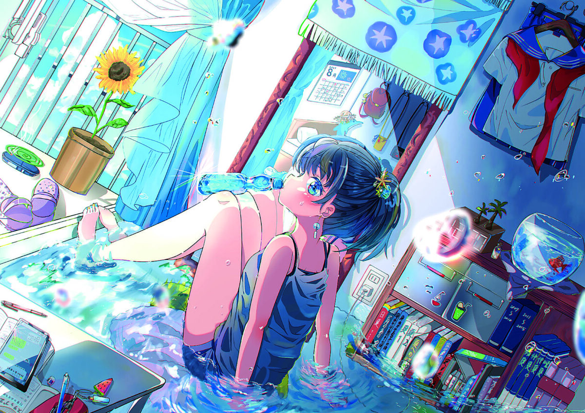 高校生絵 高校生イラストコンテスト 川越西高の高野さんが全国準グランプリ