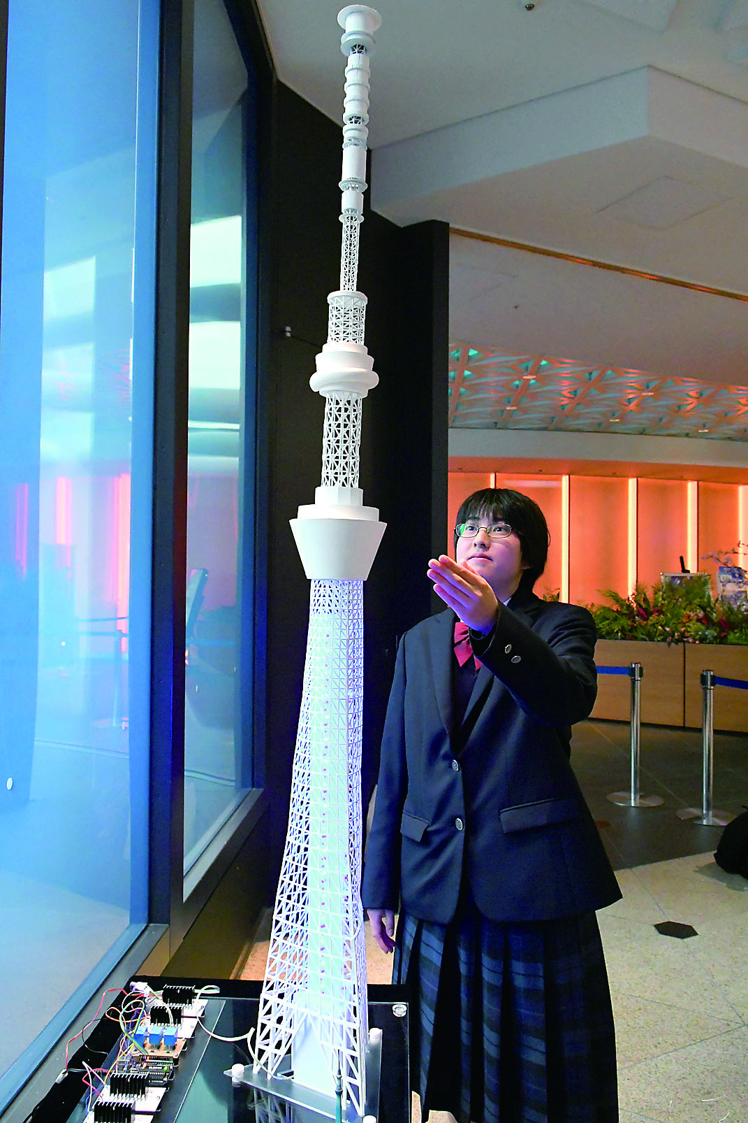 精巧な模型制作 東京スカイツリーで31日まで展示ー川口工業高校 | 埼玉